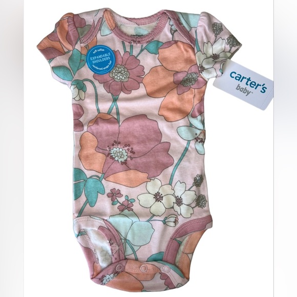 📌 New 5 Pack |Original price $28 Short sleeve
Carter'sbodysuits (9 M) Baby Girl - Picture 4 of 8